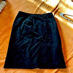 Black pencil skirt.